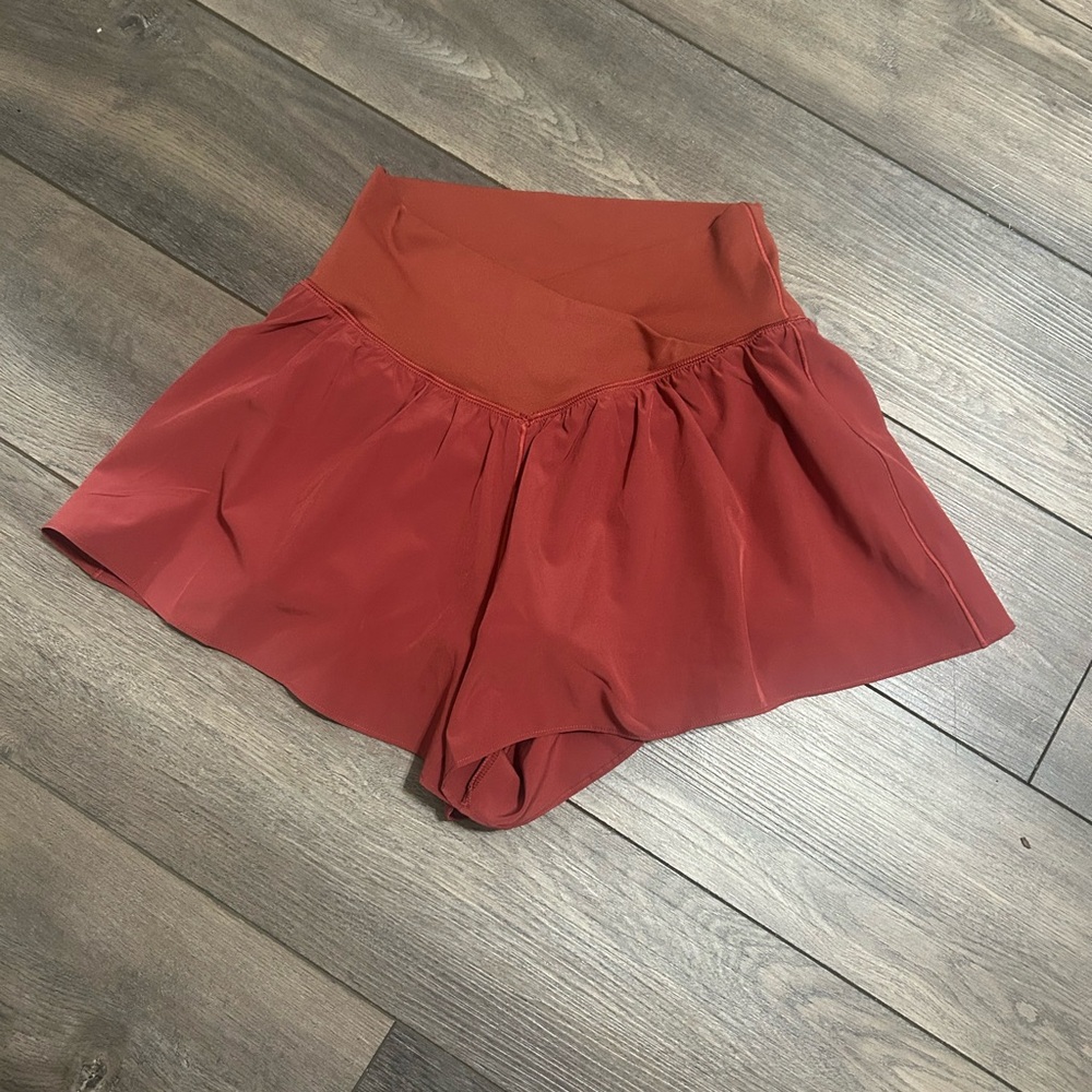 Aerie Real Me Flowy Crossover Shorts